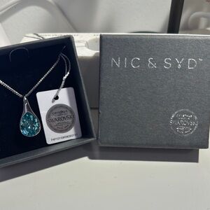 NIC & SYD Swarovski Teardrop Necklace